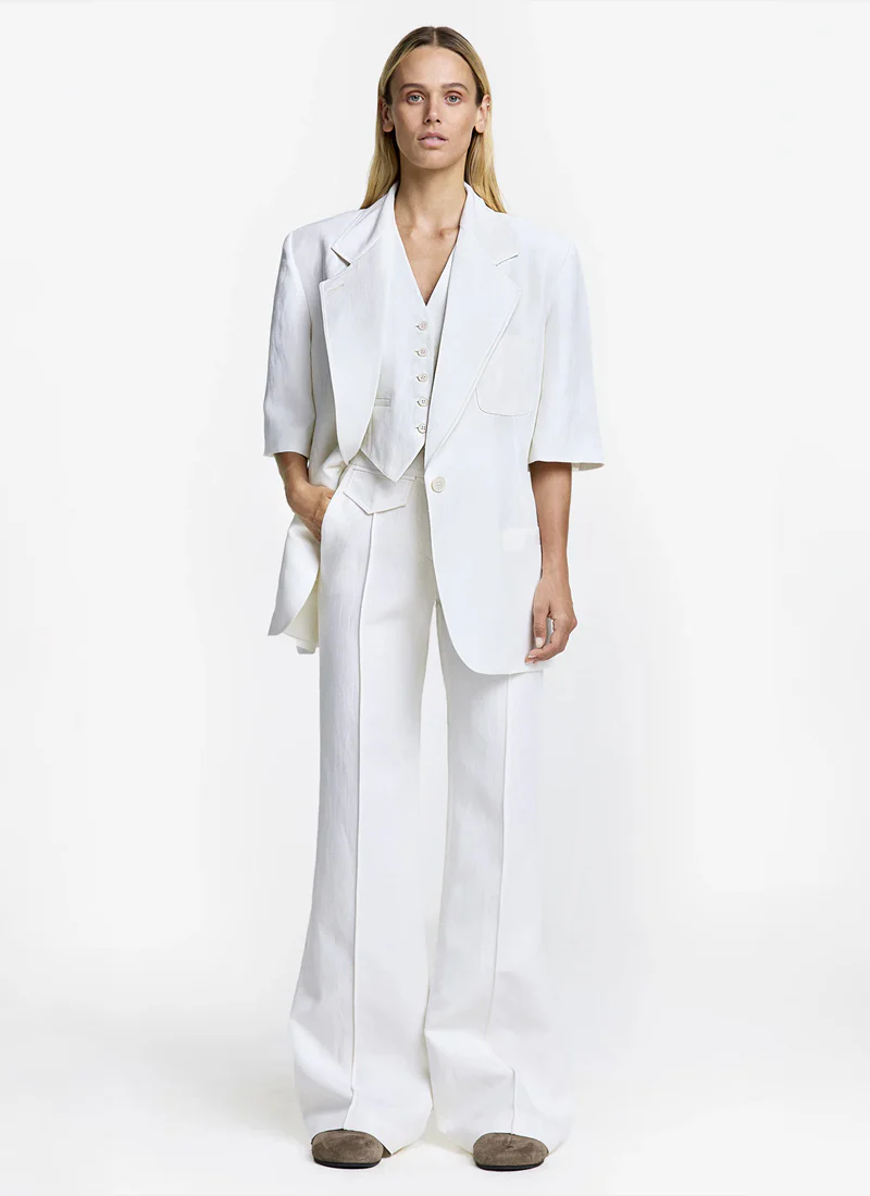 Patch Pocket Pintuck Trouser - Image 3