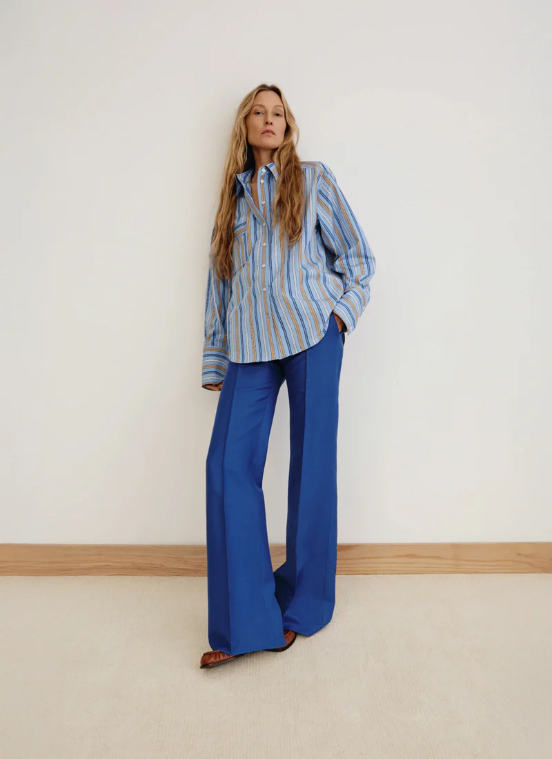 Wide Leg Pintuck Trouser - Image 7