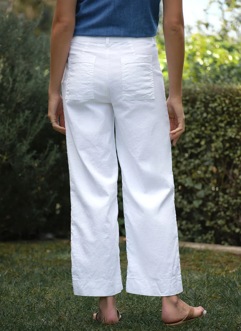 Wexford Utility Wide-Leg Linen Pant - Image 2