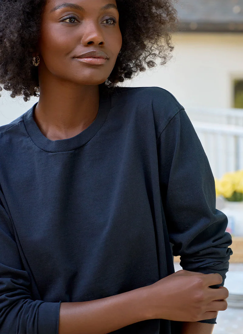 Quinn Long Sleeve Crewneck Tee - Image 2