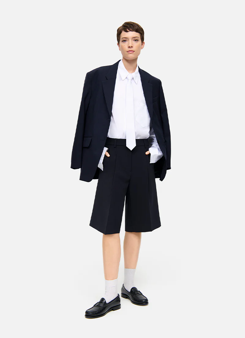 Anna Crepe Bermuda Shorts - Image 2