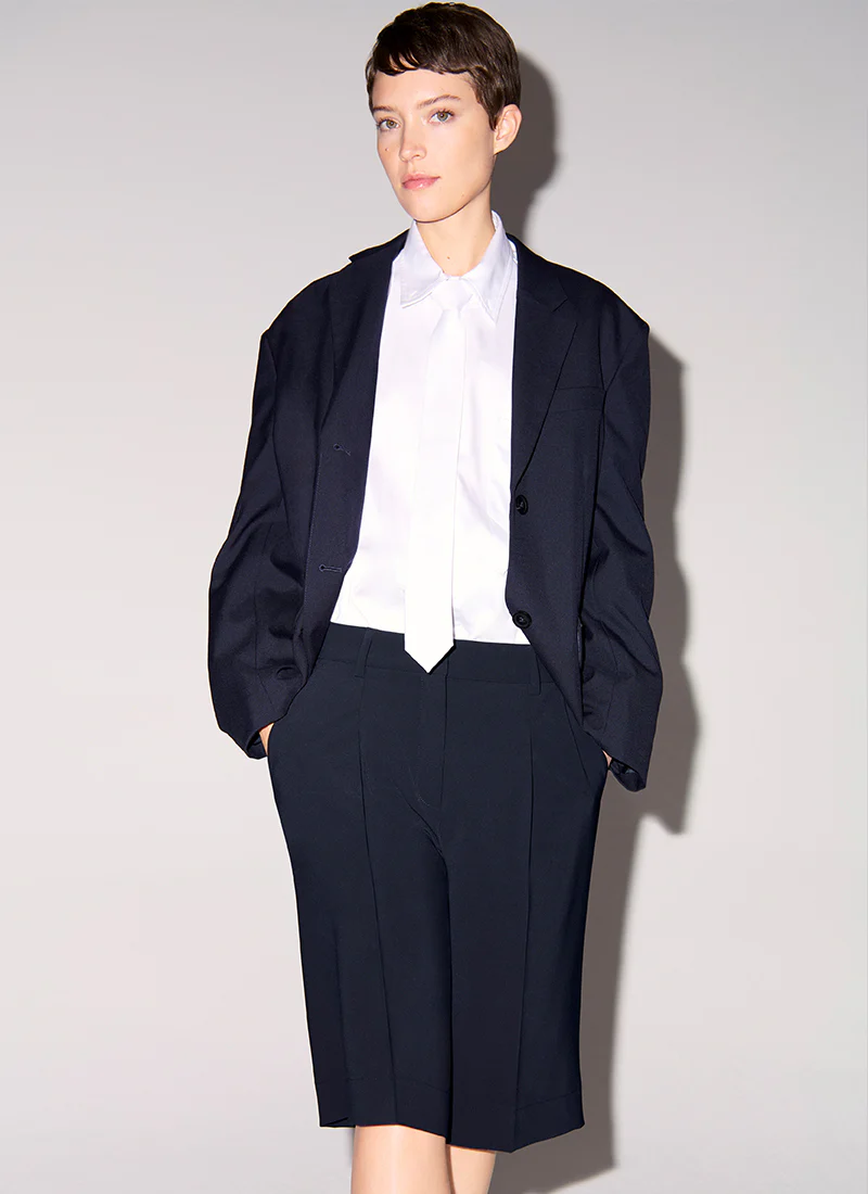 Anna Crepe Bermuda Shorts - Image 5