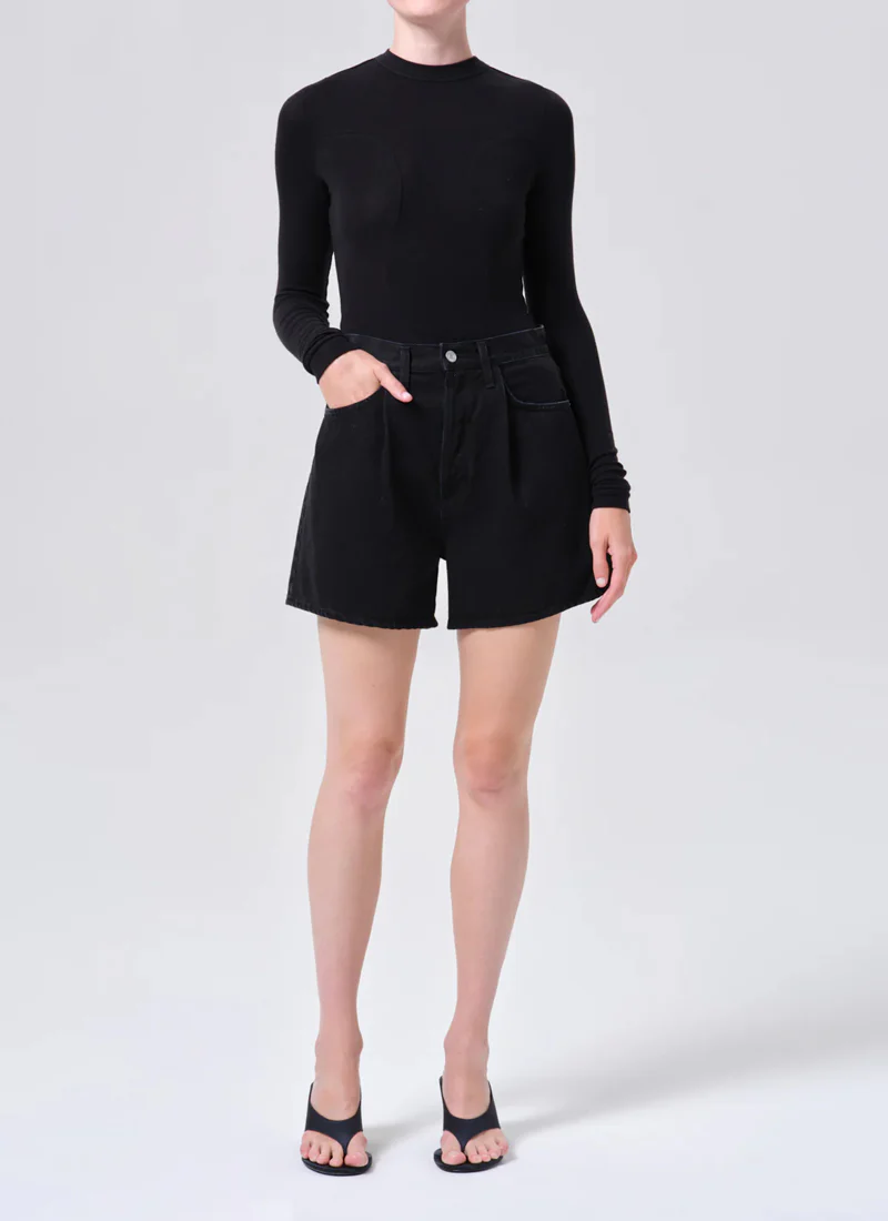 Rhoda Pleated A-Line Shorts - Image 6