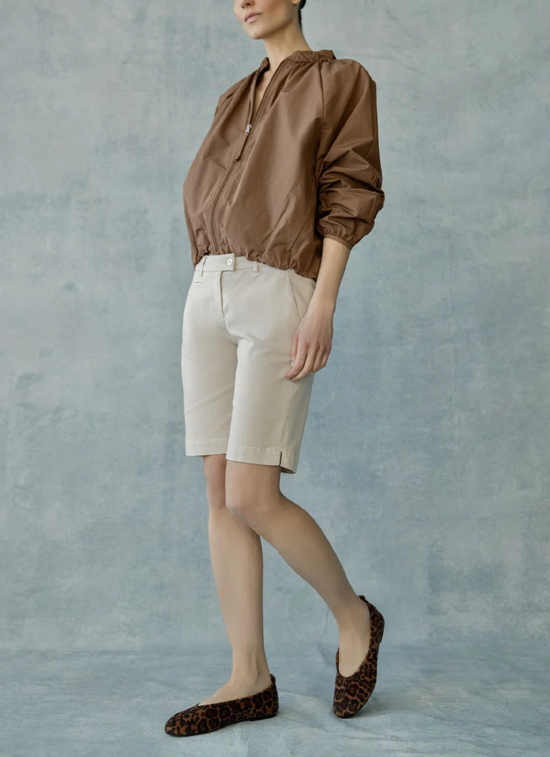 Vicky Twill Bermuda Shorts - Image 3