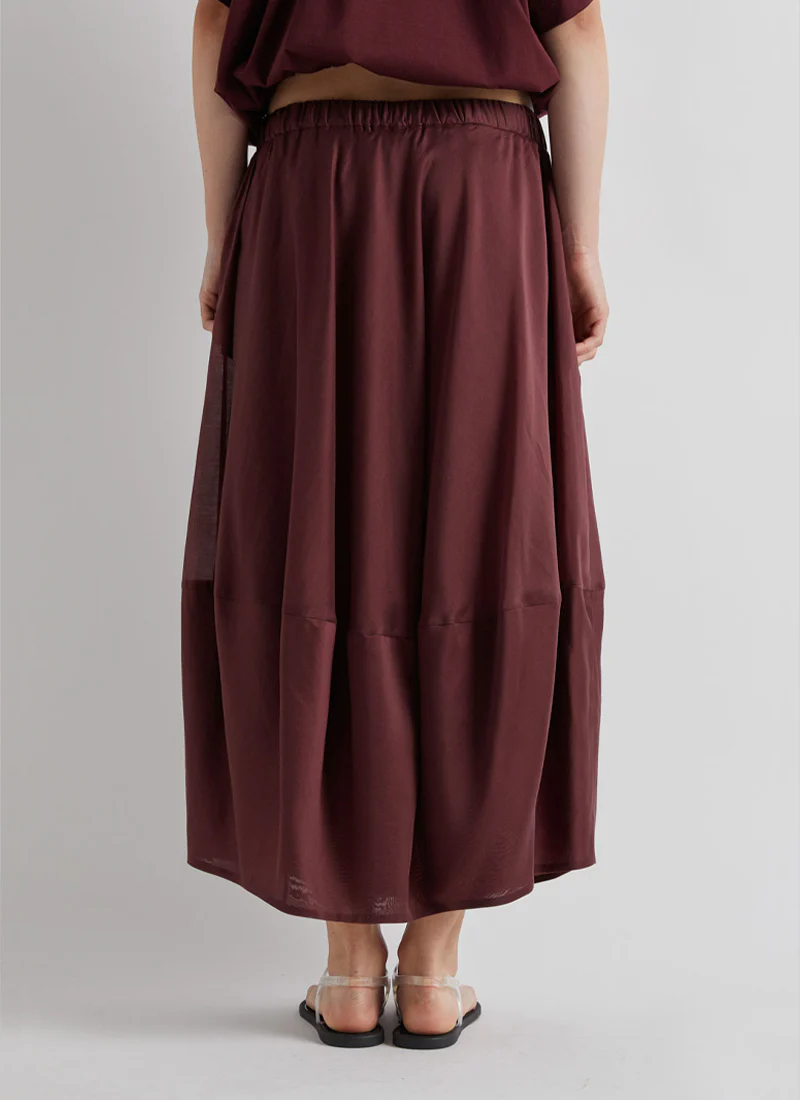 Draped Pull On Maxi Skirt - Image 2