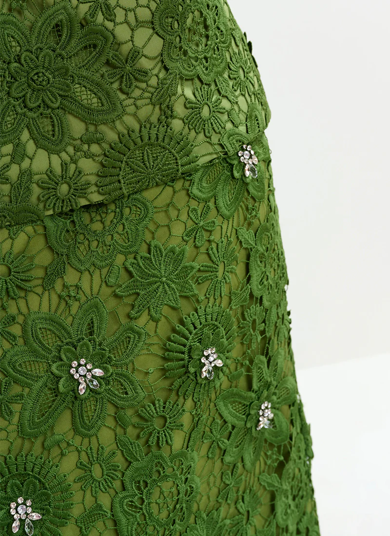 Jourget Lace Pencil Skirt - Image 5