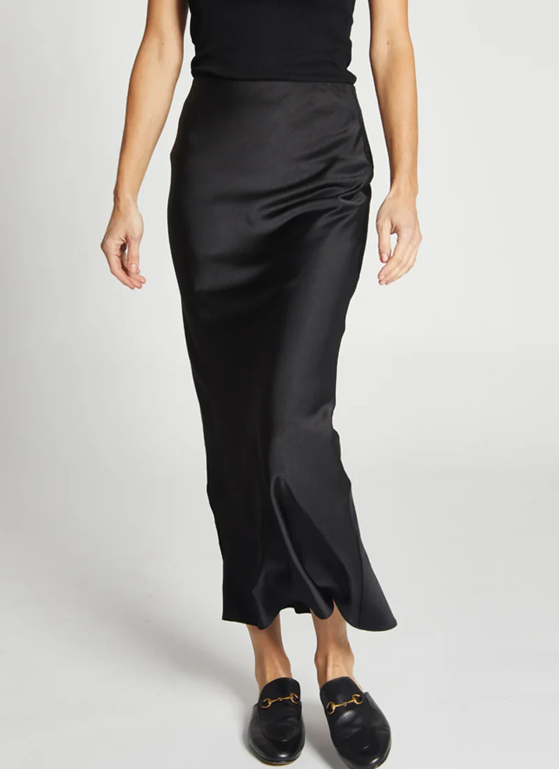 Talia Charmeuse Skirt - Image 3