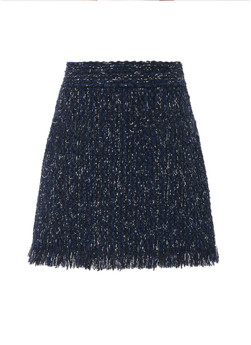 Tweed Knit Mini Skirt - Image 8