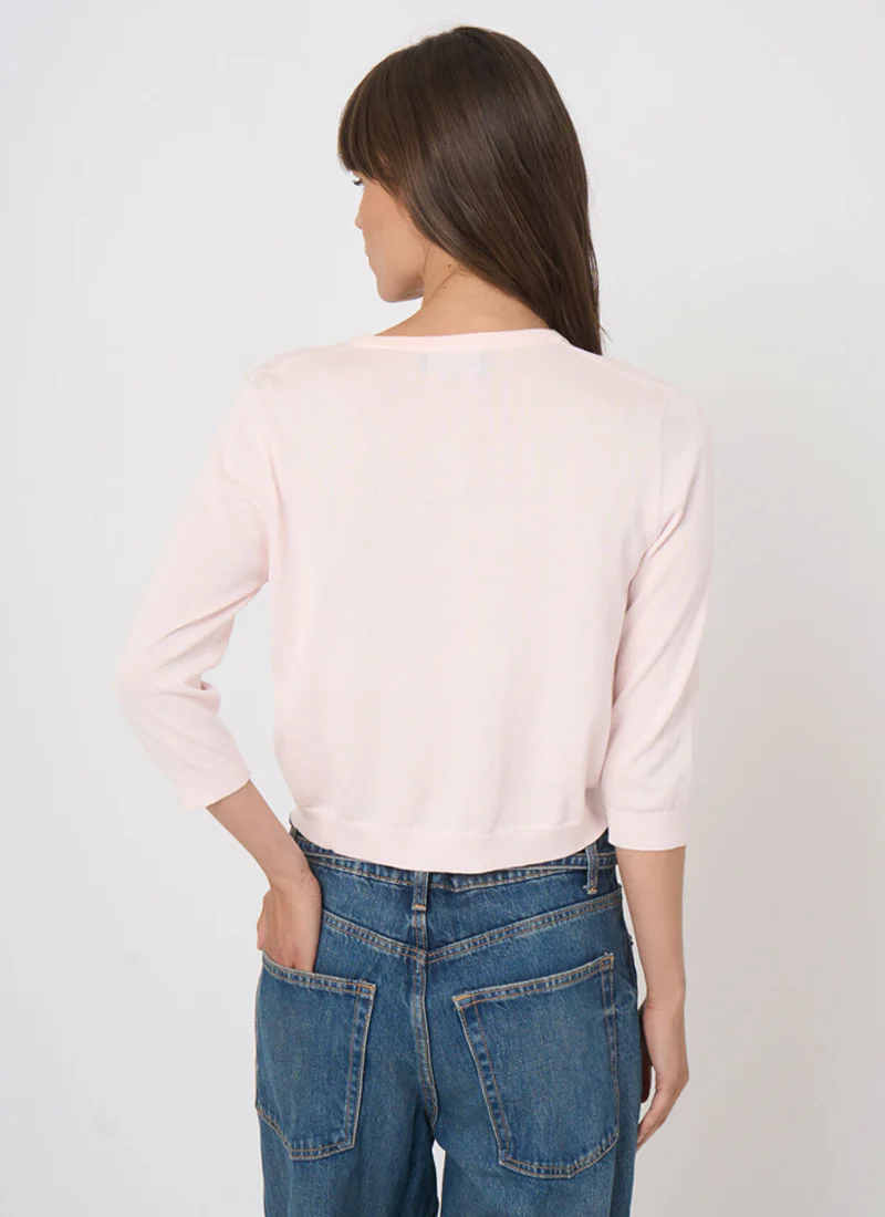 Cotton Mix Knitted Cardigan - Image 2
