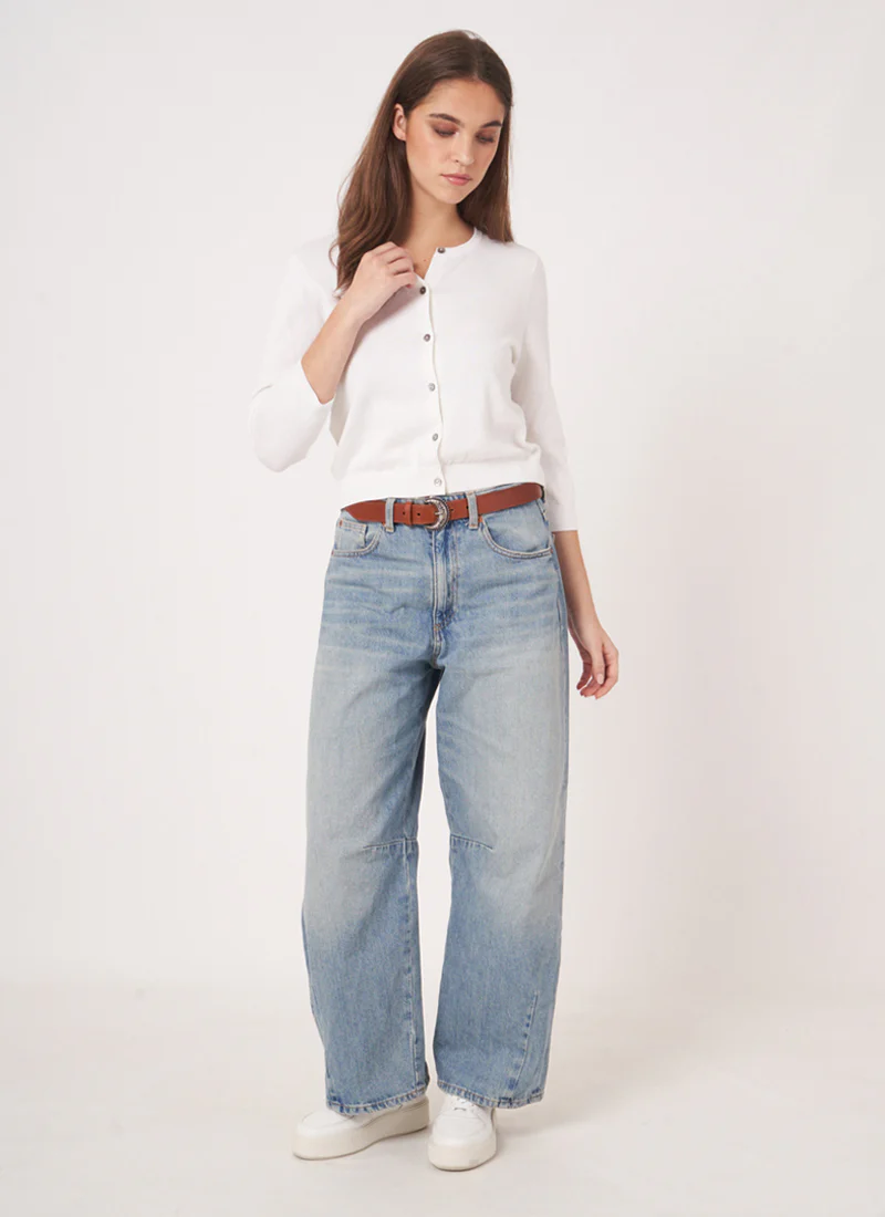 Cotton Mix Knitted Cardigan - Image 5