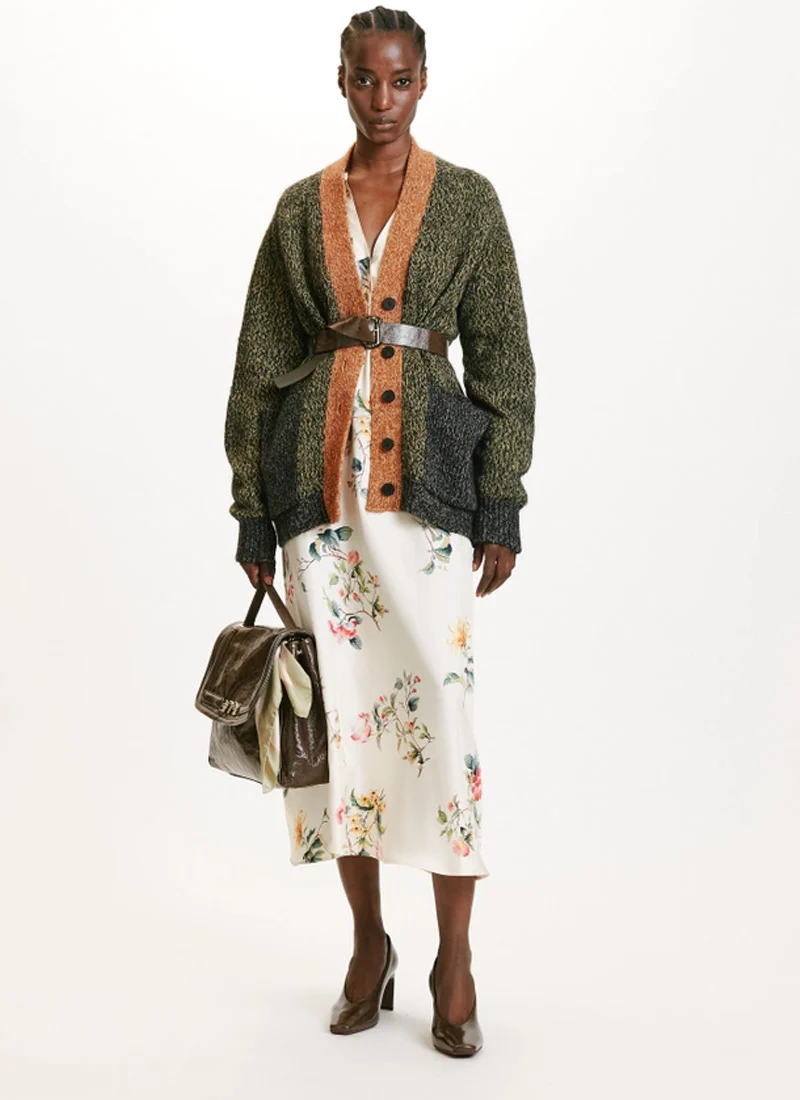 Natsu Colourblock Cardigan - Image 3