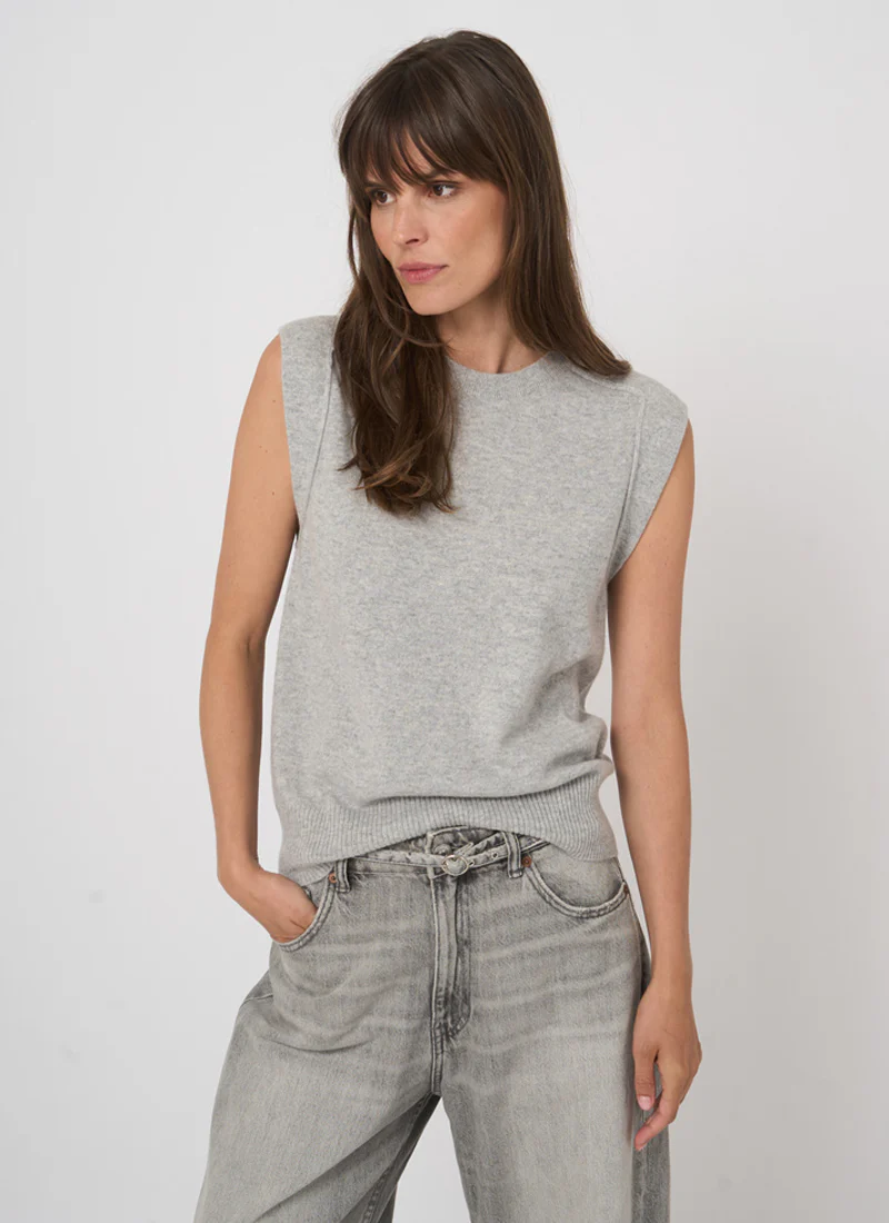 Cashmere Sleeveless Pullover