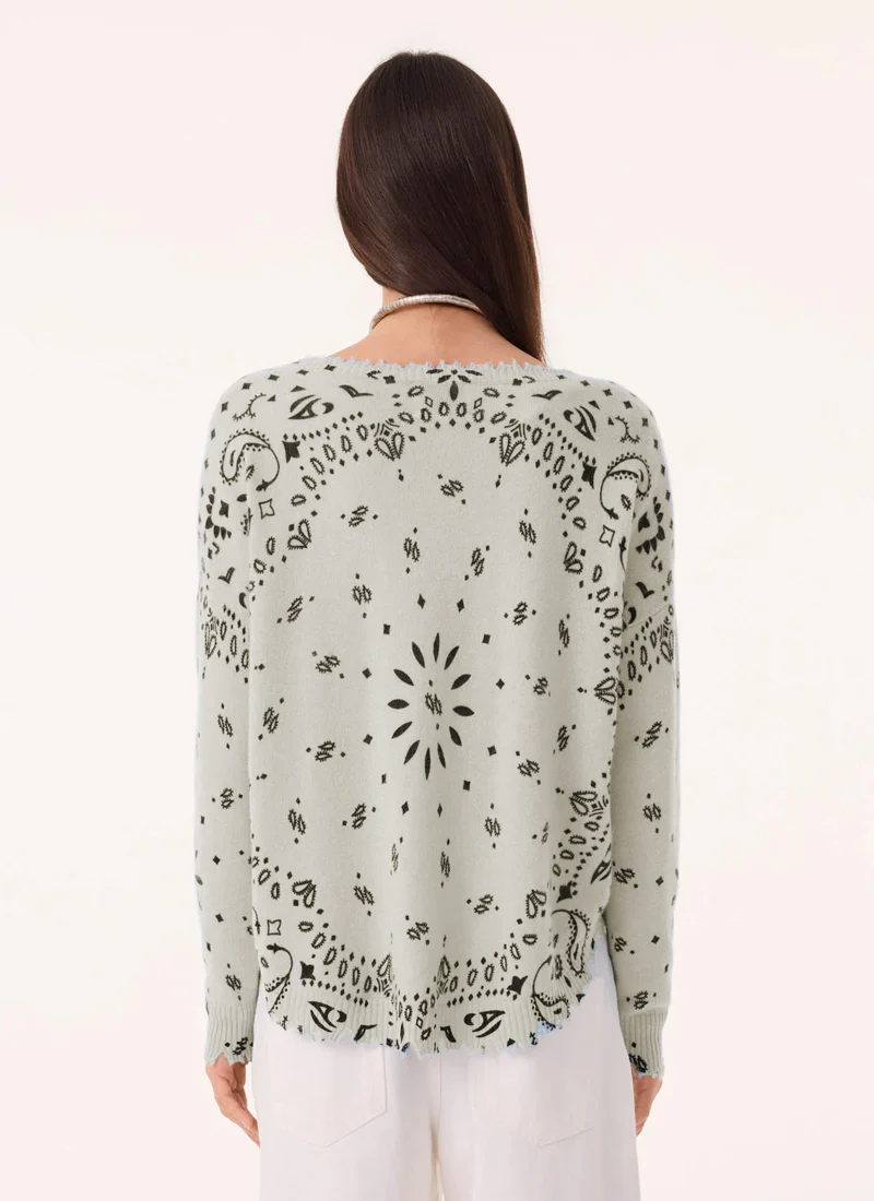 Mela Cashmere Banadana Sweater - Image 2