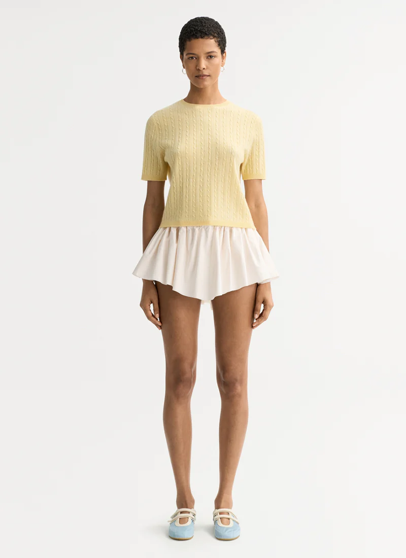 Cable Knit Cashmere Top - Image 4