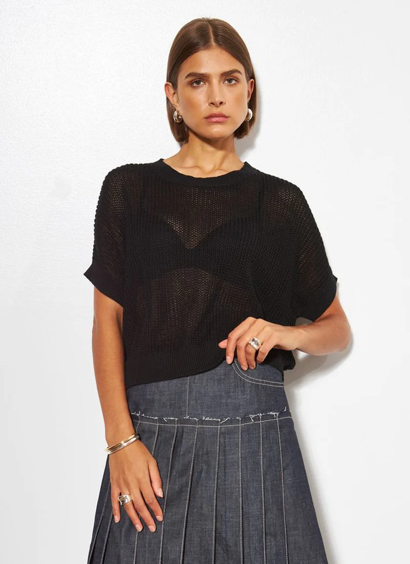 Emersyn Mid Sleeve Knit Sweater