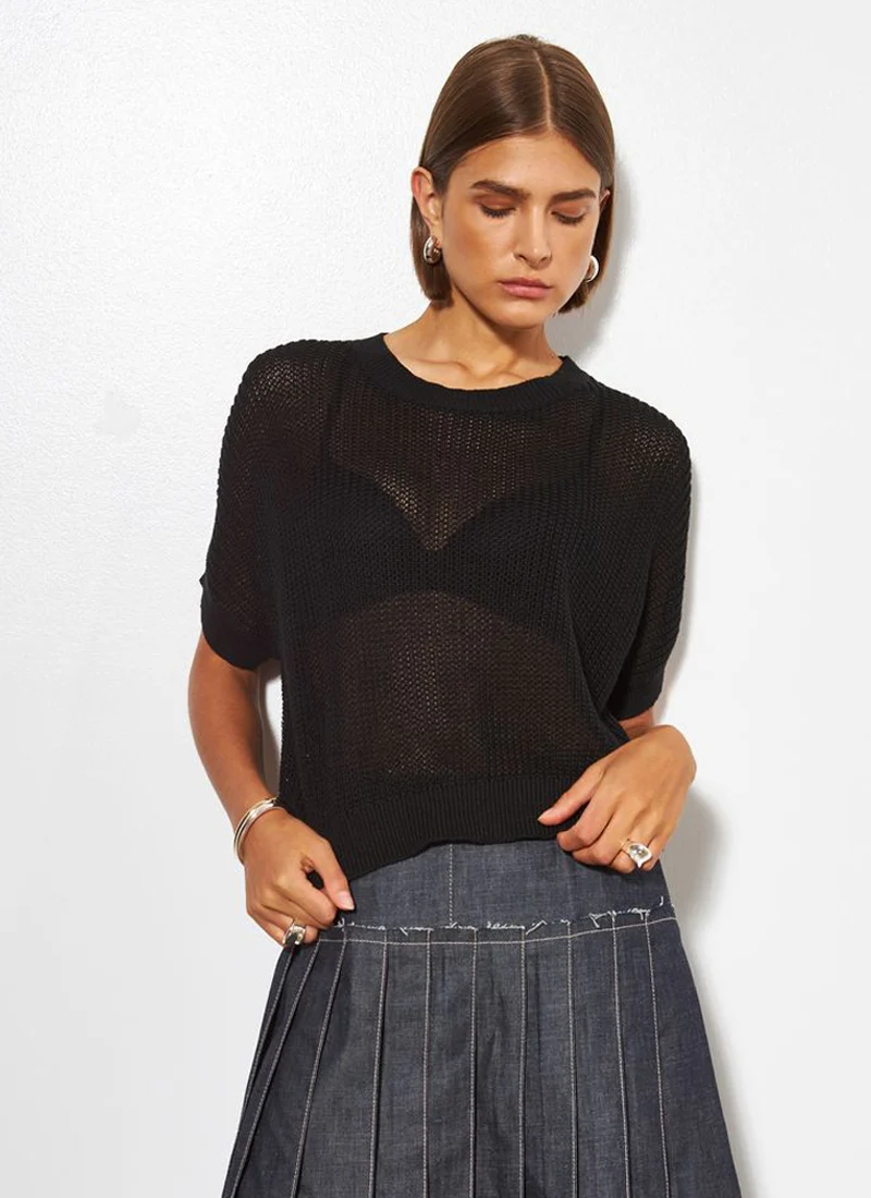 Emersyn Mid Sleeve Knit Sweater - Image 2
