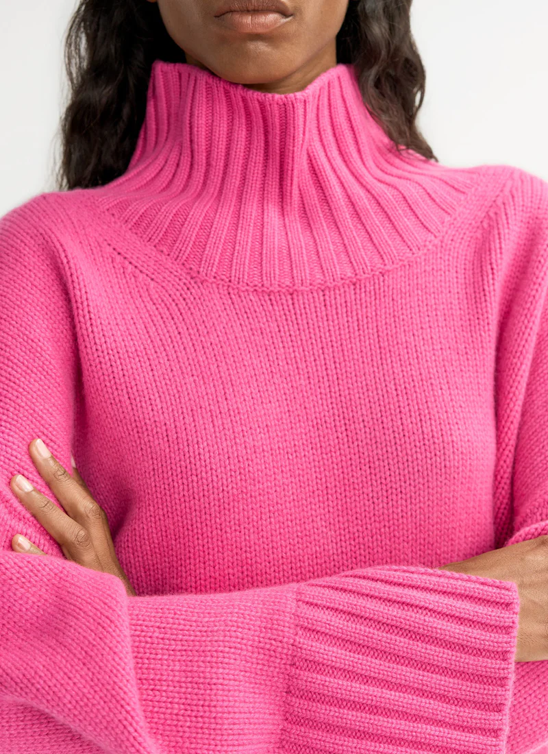 Girlfriend Cashmere Turtleneck - Image 3