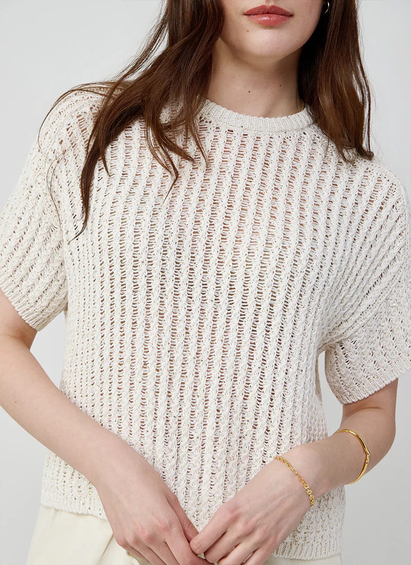 Glicine Short Sleeve Knit Top - Image 3