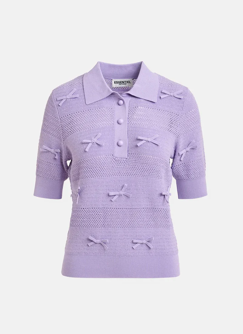 Jarts Bow-Embellished Knit Polo - Image 5