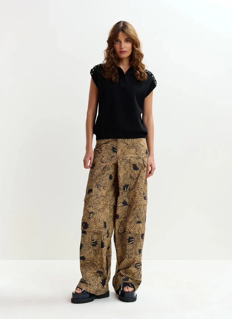 Joline Embroidered Knit Polo - Image 4