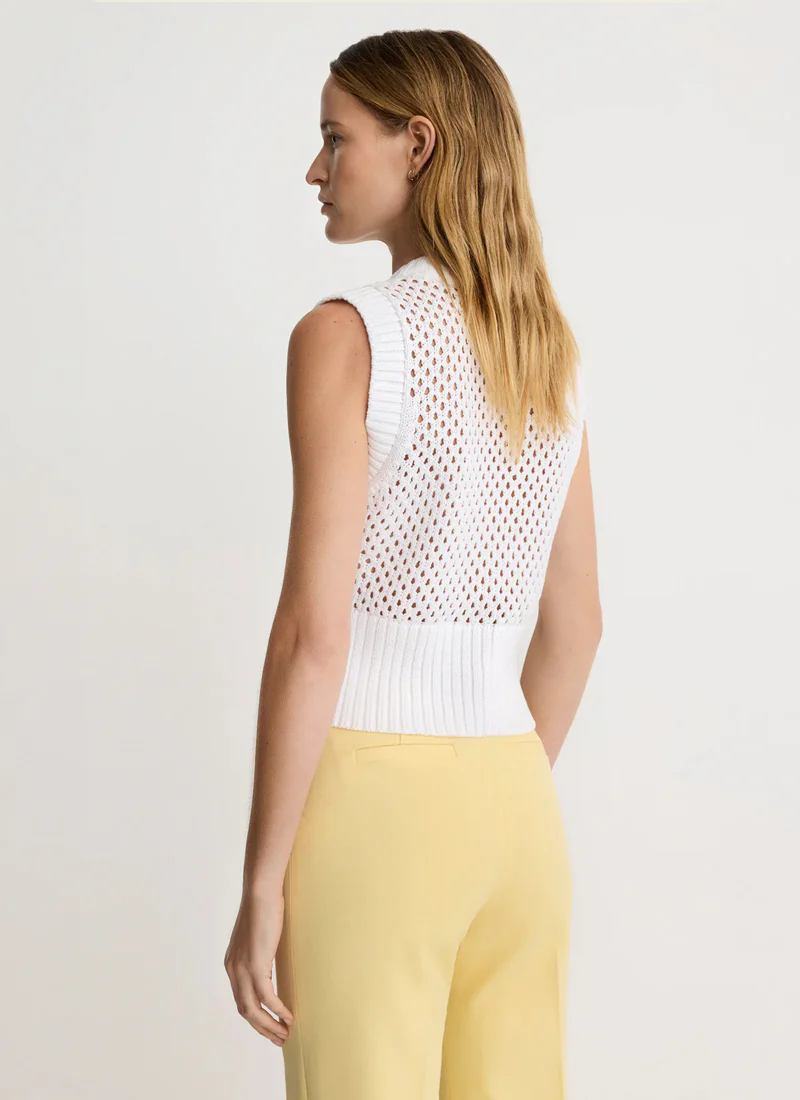 Mesh Knit Vest - Image 2