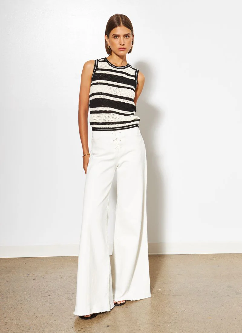 Scottie Stripe Knit Tank Top - Image 3