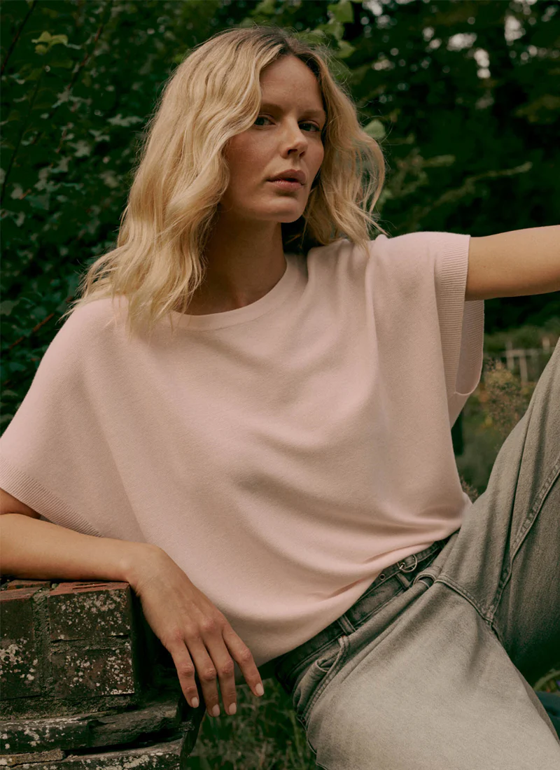 Superfine Cotton Boat-Neck Sweater - Image 2