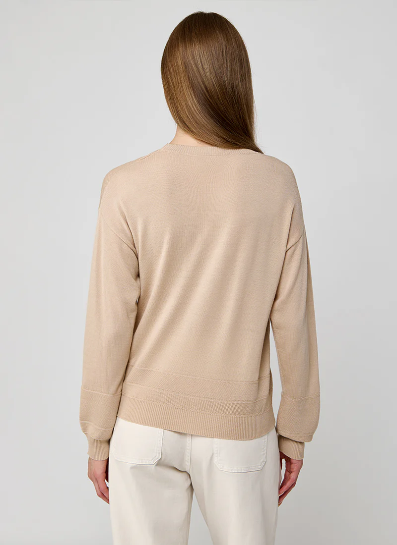 Tipped Crew Neck Sweater - Image 2