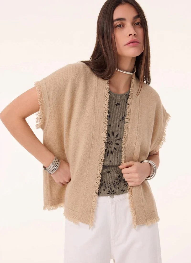 Nessa Cashmere Gilet - Image 3