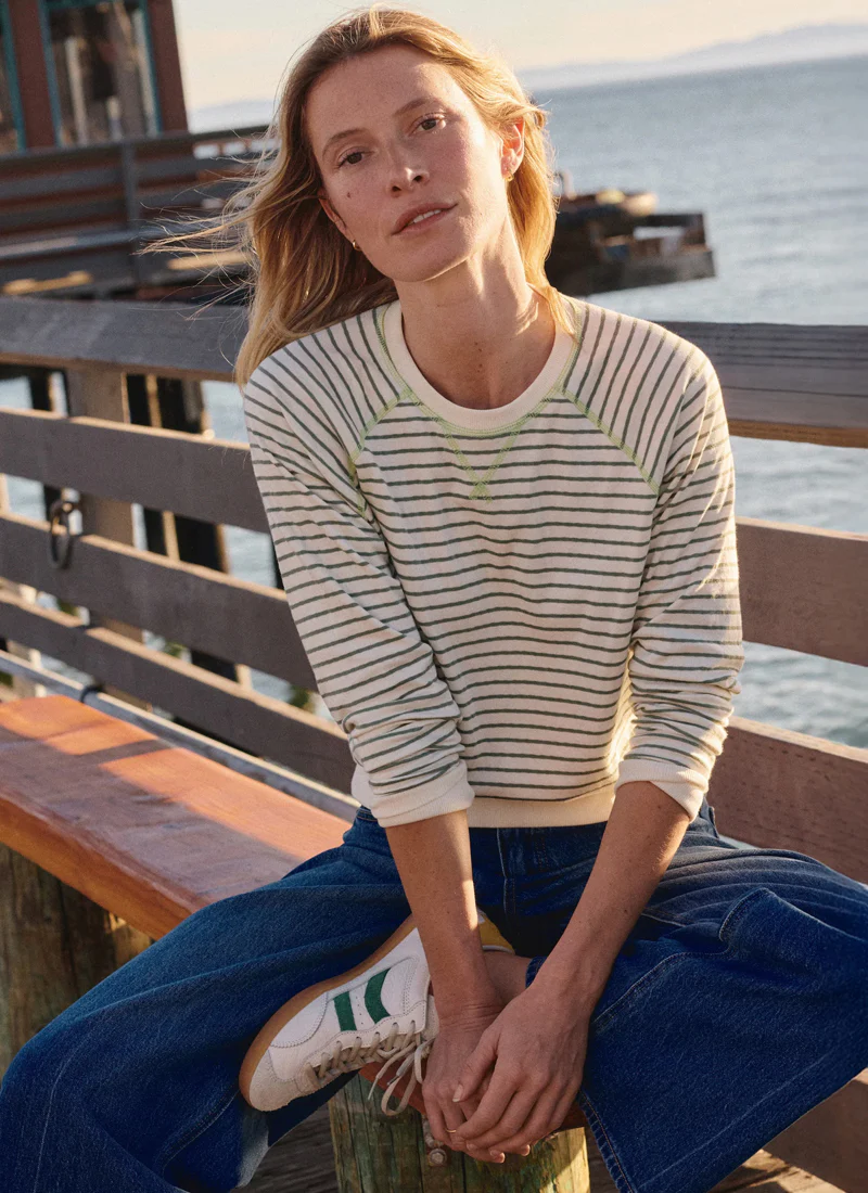 Reversible Raglan Crewneck Sweatshirt - Image 7