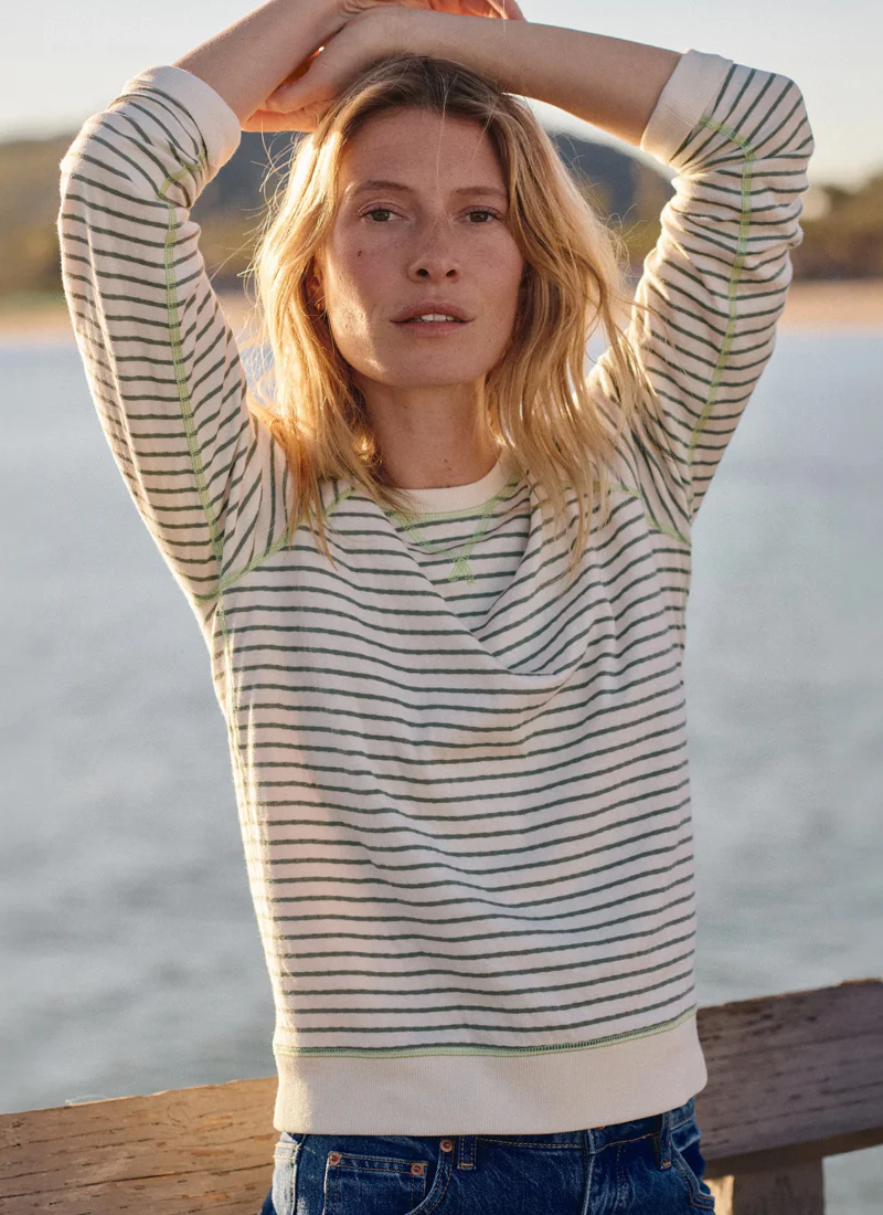 Reversible Raglan Crewneck Sweatshirt - Image 8