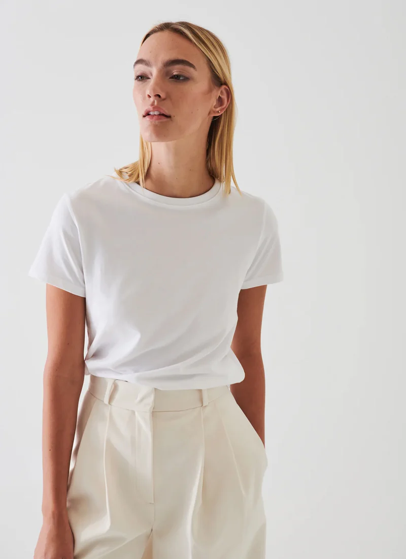 Short Sleeve Iconic Fitted Crew Tee - Image 3