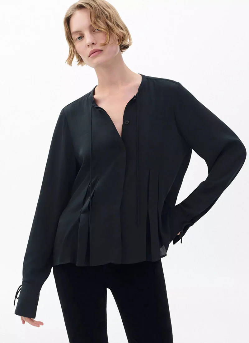 Arden Pleated Blouse
