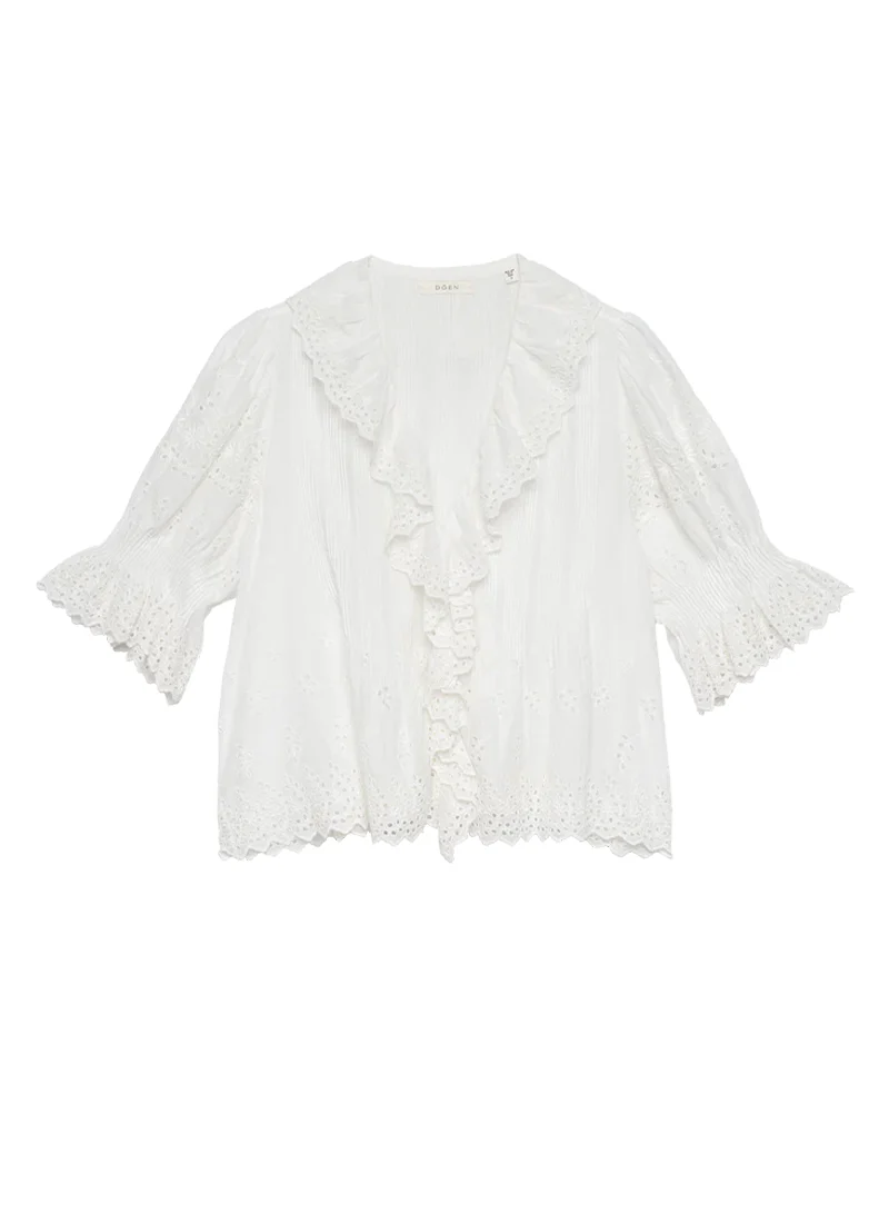 Henri Eyelet Top