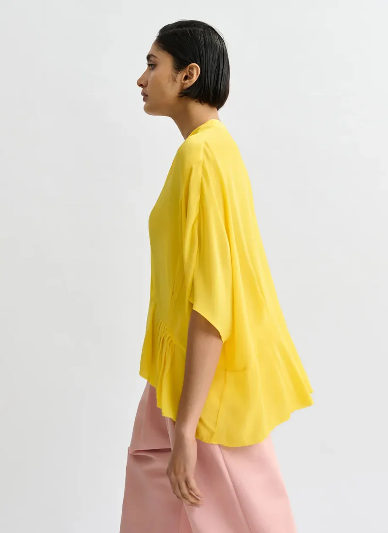 Jacaranda Ruffle  Button Down - Image 3