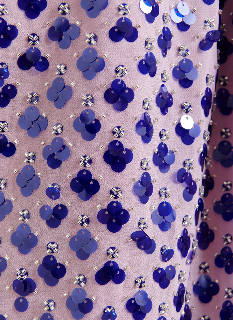 Jocelyn Sequin Smocked Top - Image 5