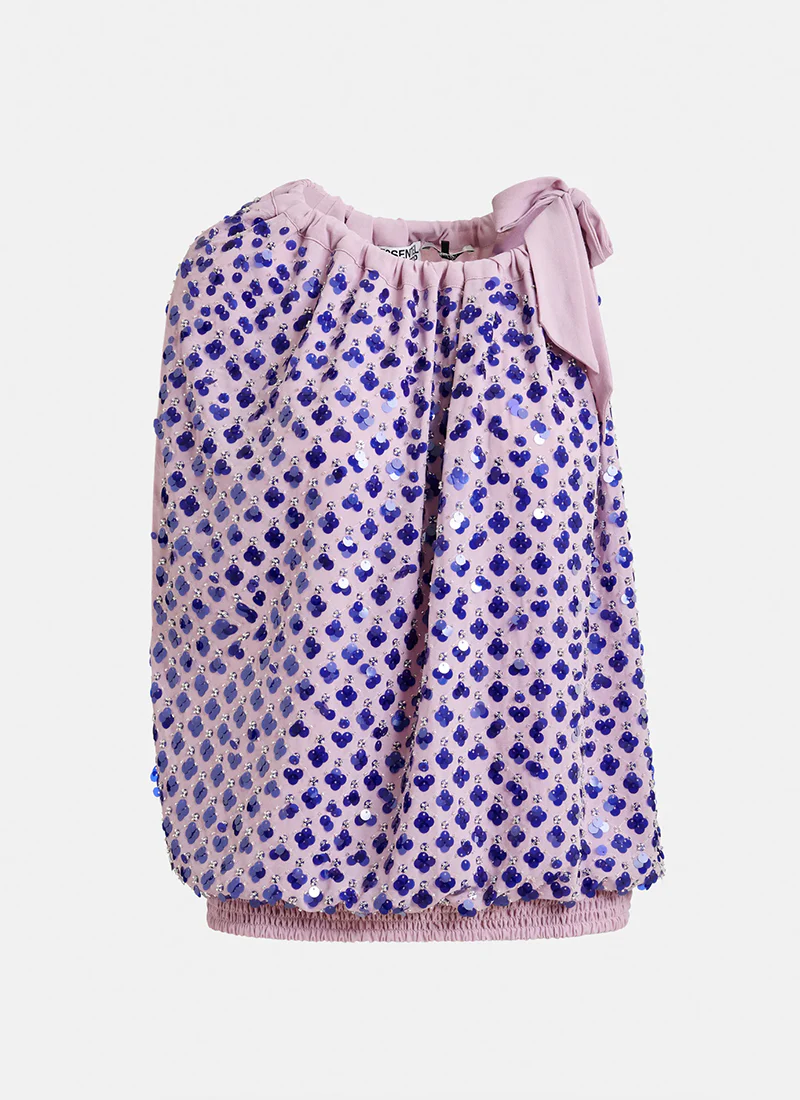 Jocelyn Sequin Smocked Top - Image 6