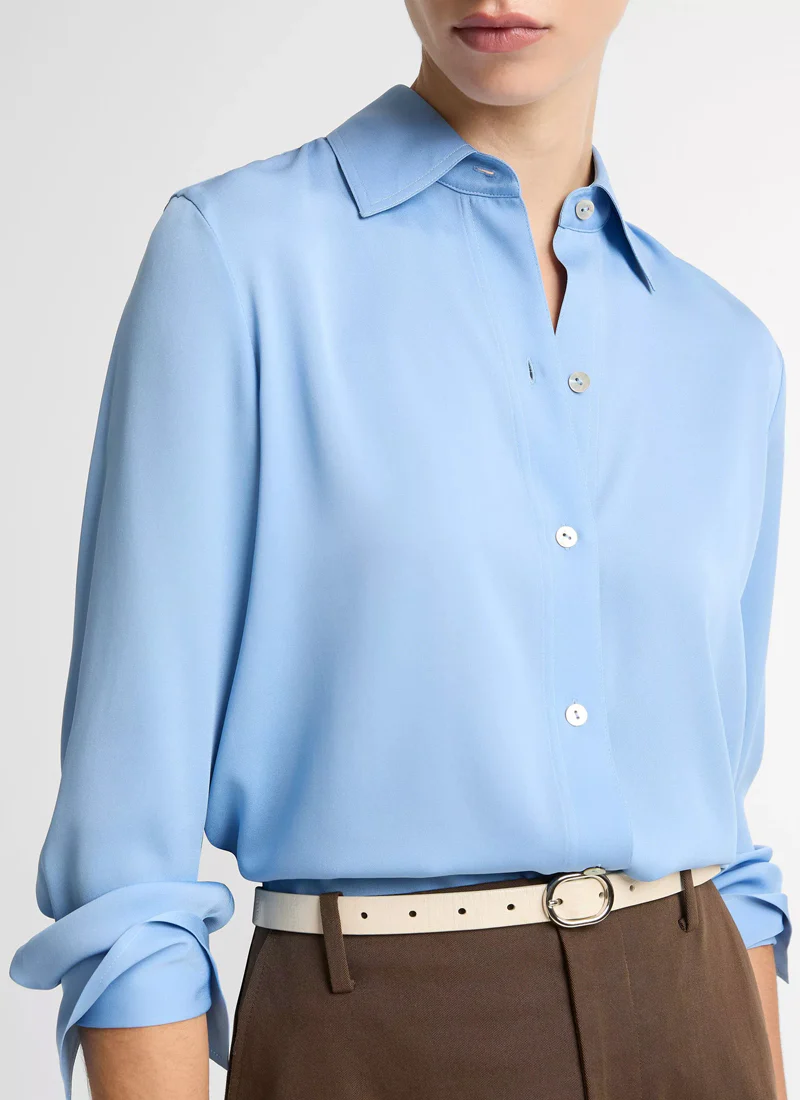 Long Sleeve Button Down Blouse - Image 3