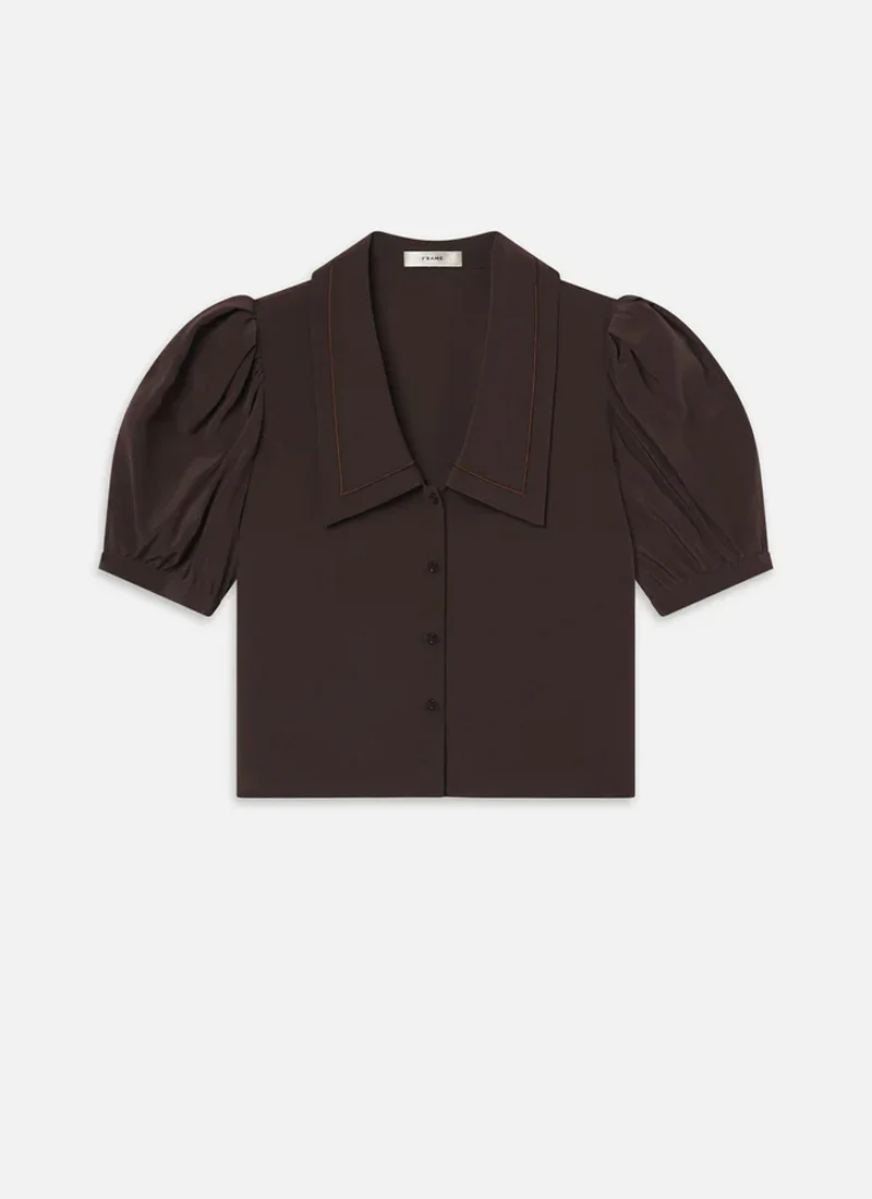 The Silk Prim Short Sleeve Blouse - Image 9