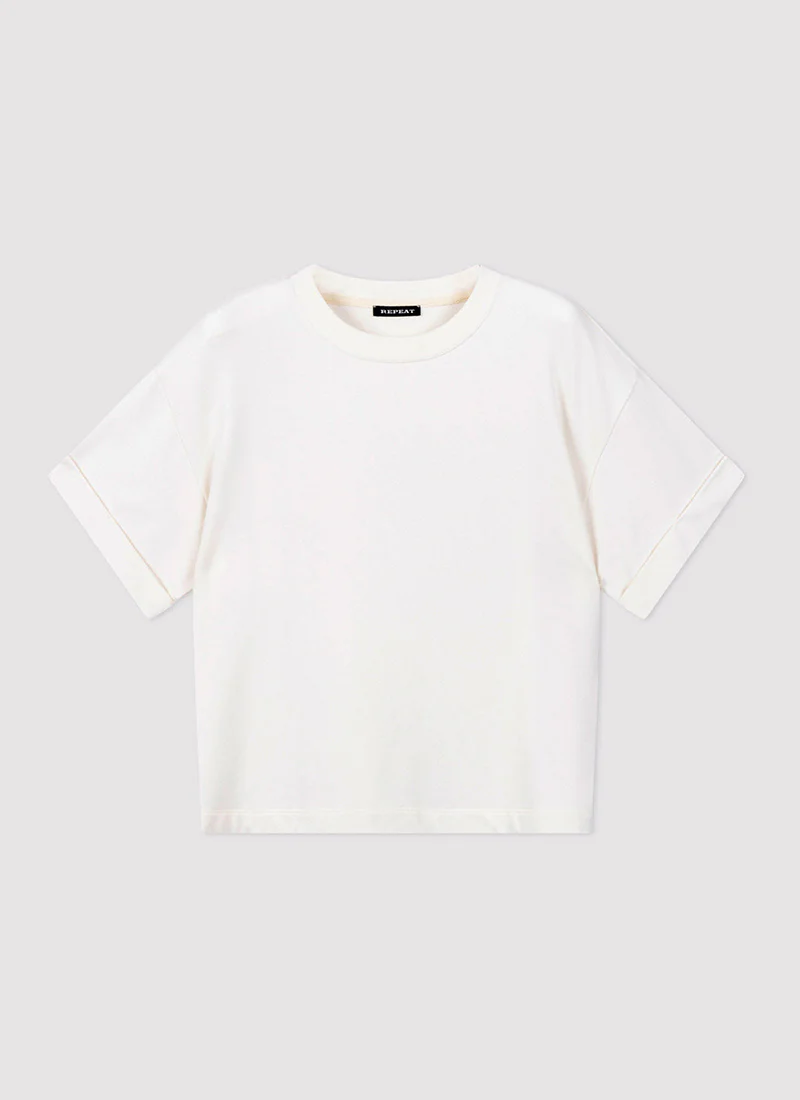 French Terry Boxy T-Shirt - Image 10