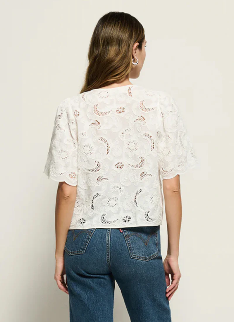 Rosalyn Tie Front Top - Image 3
