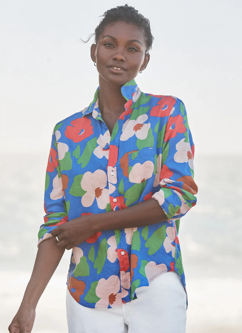 Eileen Linen Relaxed Button Up Shirt