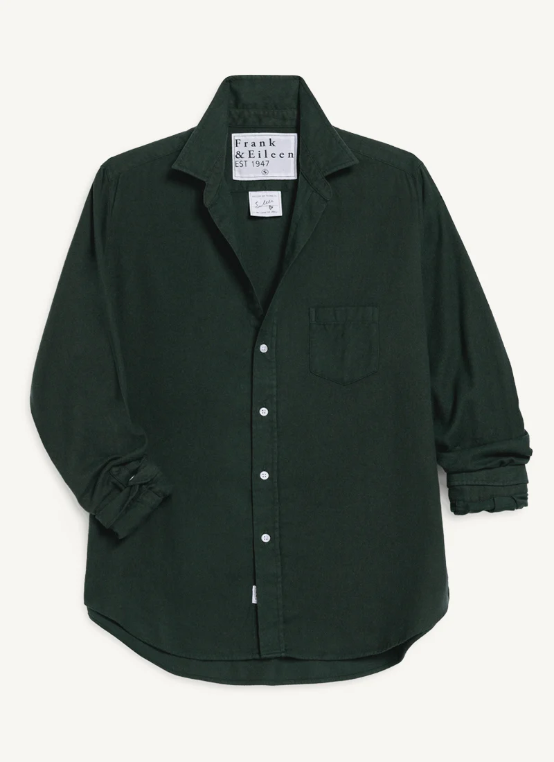 Eileen Relaxed Button Up Shirt Green - Image 5