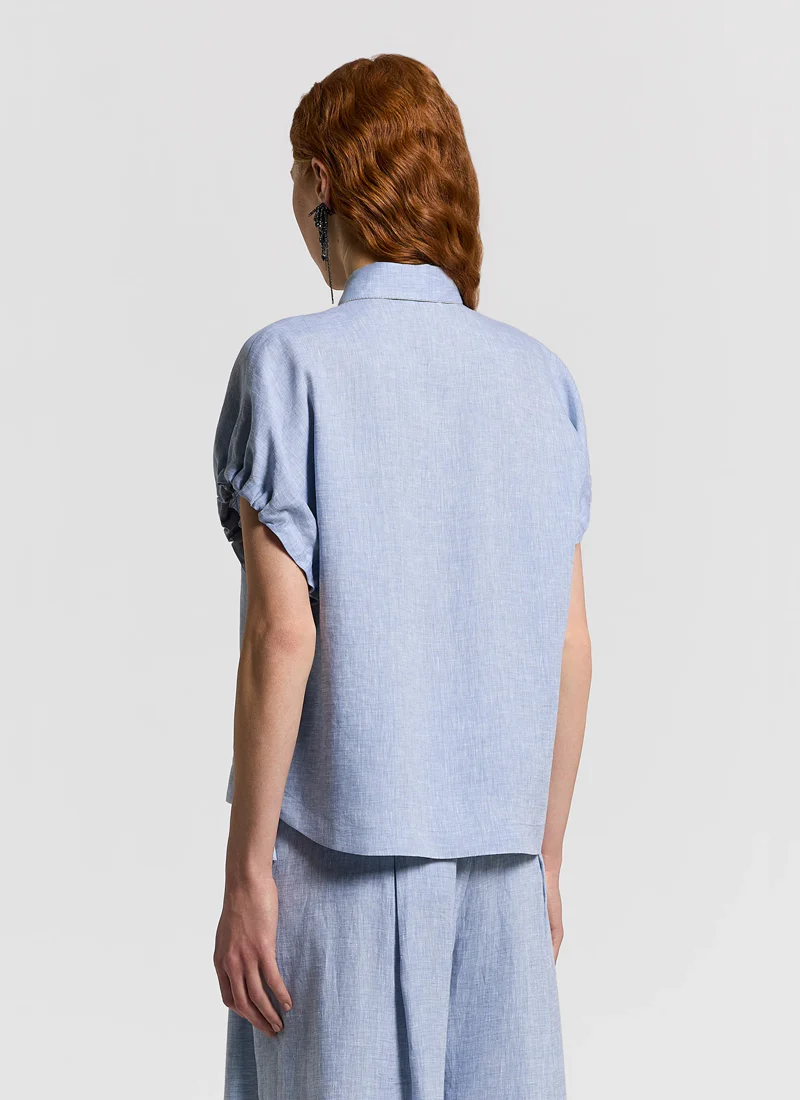 Lightweight Linen Canvas Shirt - Image 2