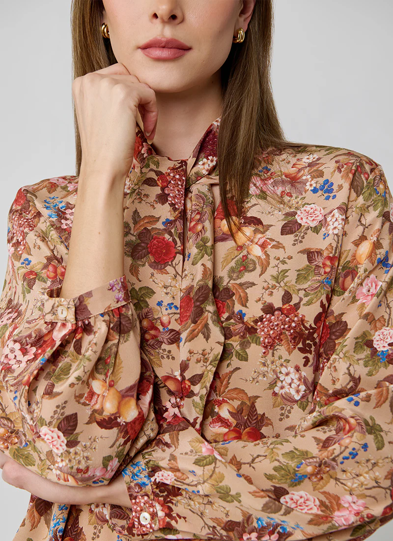 Mary Crepe Floral Shirt - Image 3