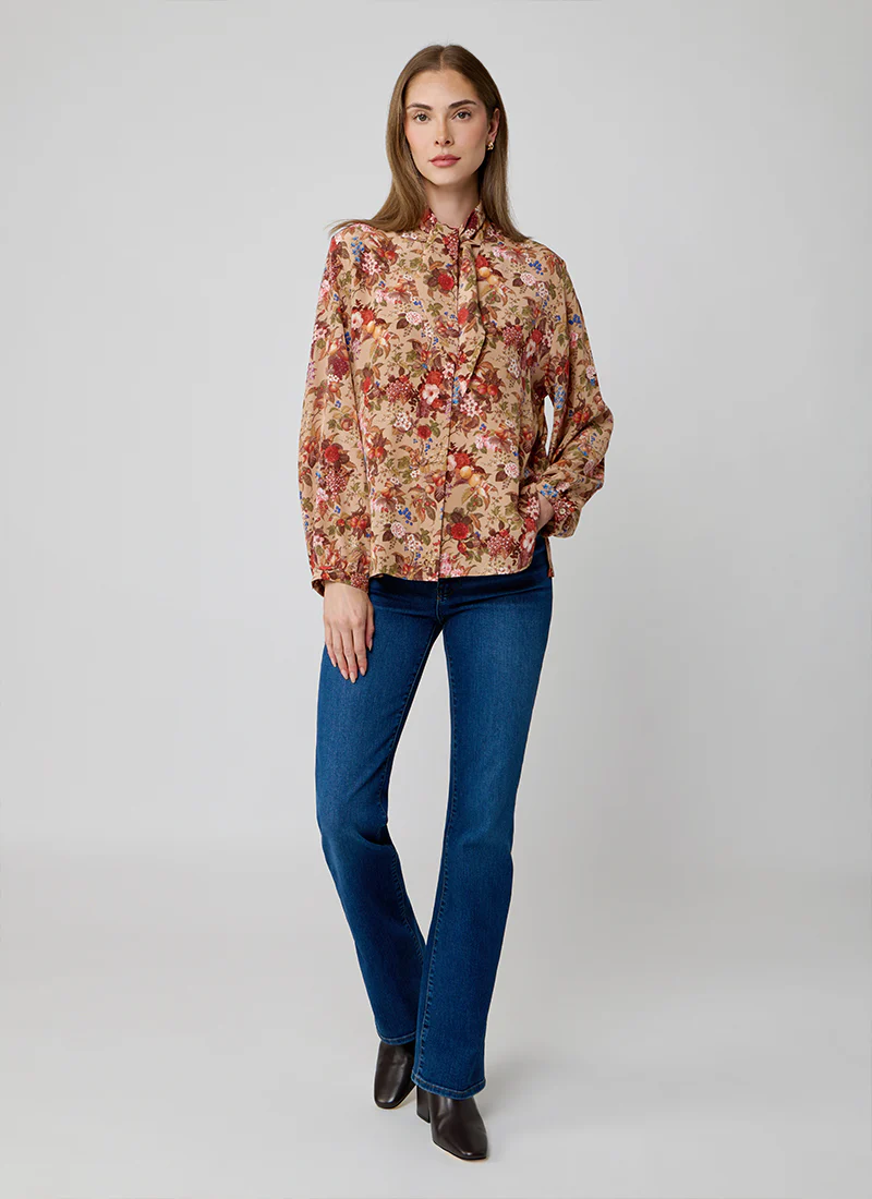 Mary Crepe Floral Shirt - Image 4