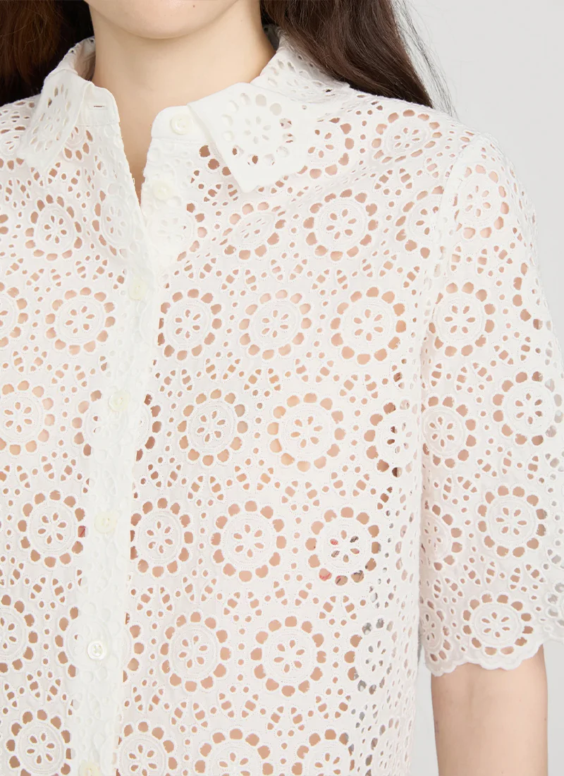 The Petal Eyelet Shirt - Image 3