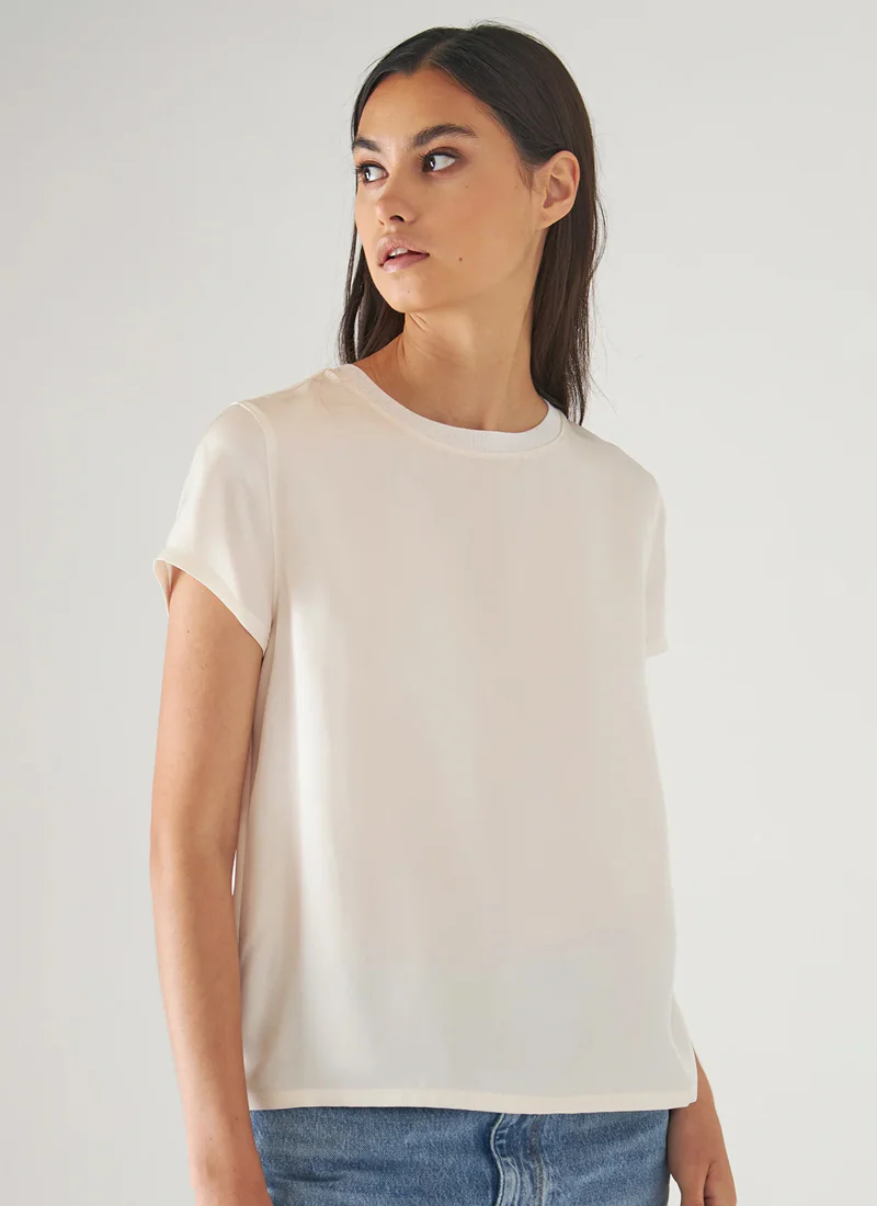 Silk Short Sleeve Tee - Image 3