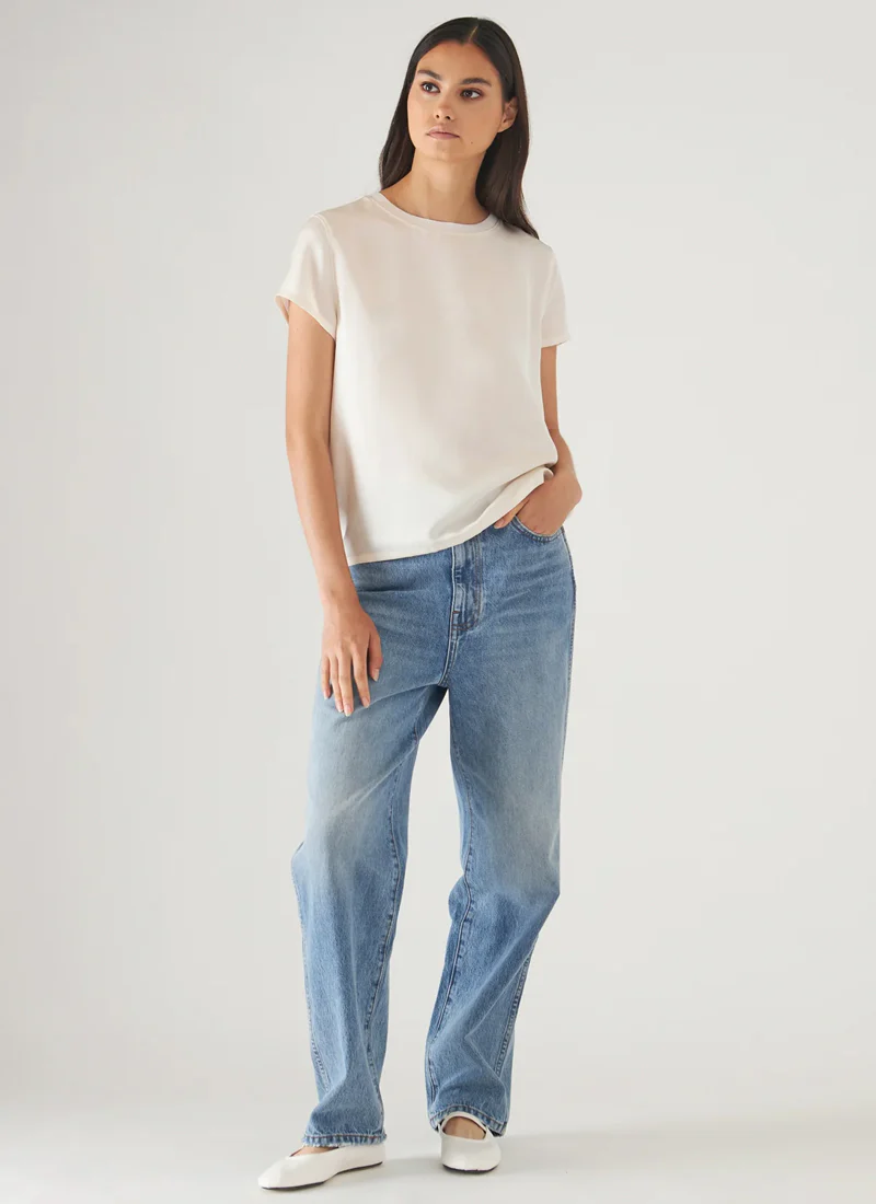 Silk Short Sleeve Tee - Image 4