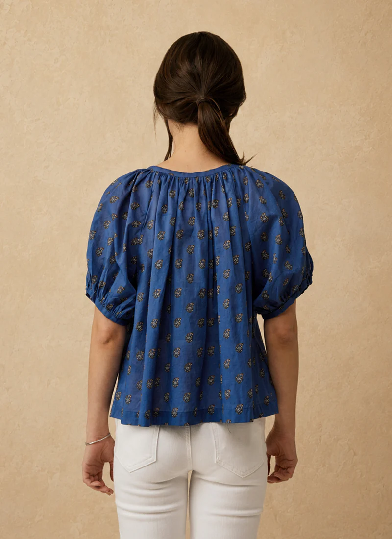 June Cotton Short Sleeve Top - Image 2